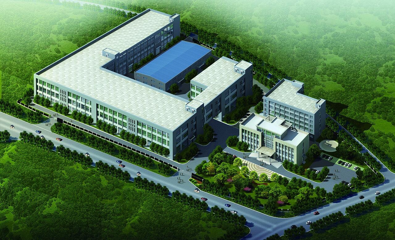Aerial view of the HALEE factory campus and surrounding grounds